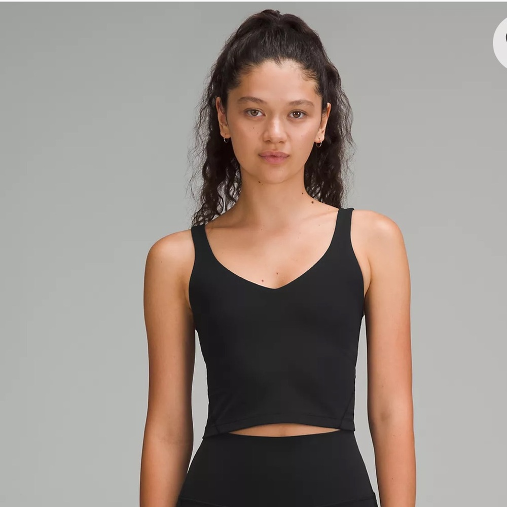 lululemon athletica Black Crop Top